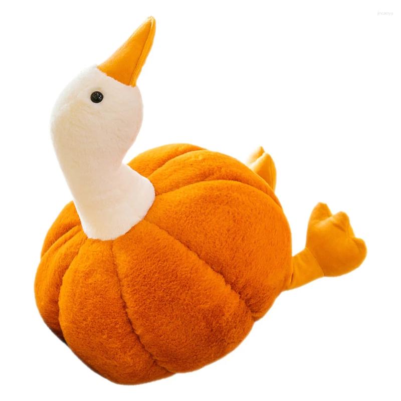 Blankets Pumpkin Duck Toy Plush Animal Stuffed Plaything Throw Pillows For Bed Comfortable