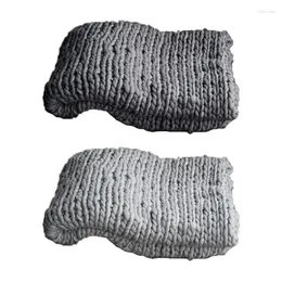 Couvertures Q0KB Grande couverture à main douce chaude laine épaisse de ligne épaisse en hiver hiver