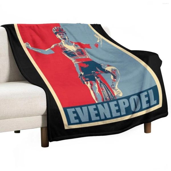 Mantas Remco Evenepoel Hope Throw Blanket Hermosa Delgada