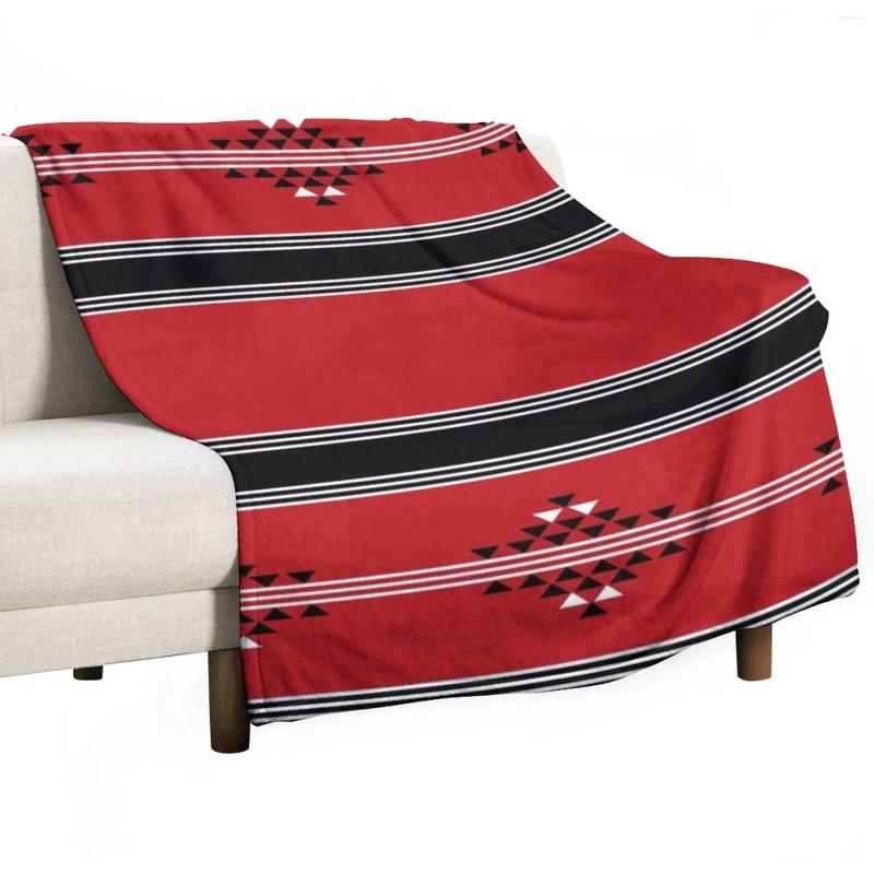 Coperte Design in tessuto sadu - Pattern geometrico lancio divano decorativo coperta plaid