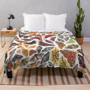 Couvertures Saturniid Moths of North America Pattern Throw