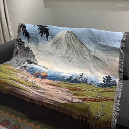 Dekens Scenic Spot Life Throw Deken Decorations for Home Multifunction Sofa Covers Cobraker Dust Cover Bar Art Beds