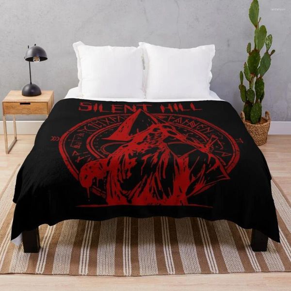 Mantas Silent Hill Pyramid Head the Order Throw Blanket Beach Bedding de verano