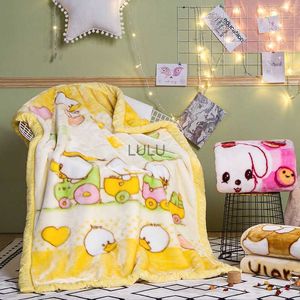 Dekens Zacht 105*135 cm Raschel Cartoon Deken voor Kinderen Kinderen Enfant Dikke Warme Winter Baby Deken Gooi Cover Pluche Quilt cobertors YQ230925