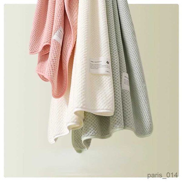 Mantas de lana suave para bebé, toalla de baño para bebé recién nacido, manta gruesa para baño de niños, toallas de playa, envoltura para bebé R231018