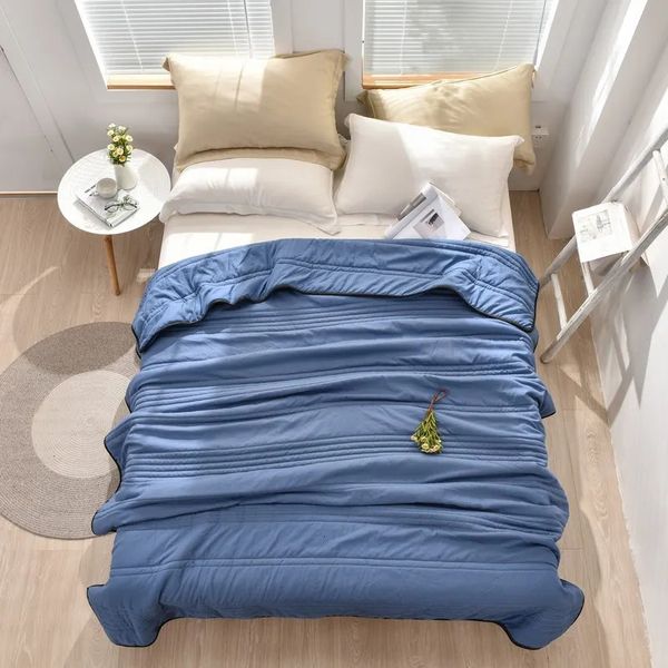 Couvertures Couverture de refroidissement d'été pour lit couvertures pondérées pour dormeurs adultes enfants maison Couple lit climatisation couette couette 230928