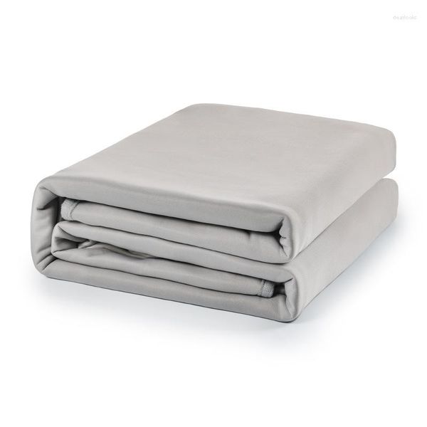 Couvertures été refroidissement couleur unie sieste couette climatisation couverture doux respirant Portable canapé couverture voyage Camping couvre-lit