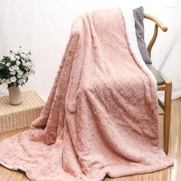 Dekens super ultra zacht flanellen fleece deken grote donzige warme worp over bed bank bank beddening cover cover romantic