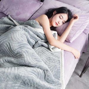 Dekens Super Warme Deken Luxe Koraal Voor Bedden Fleece Bankspreien Winter Vrijetijdsbesteding Bekledingen Bedovertrek Sprei