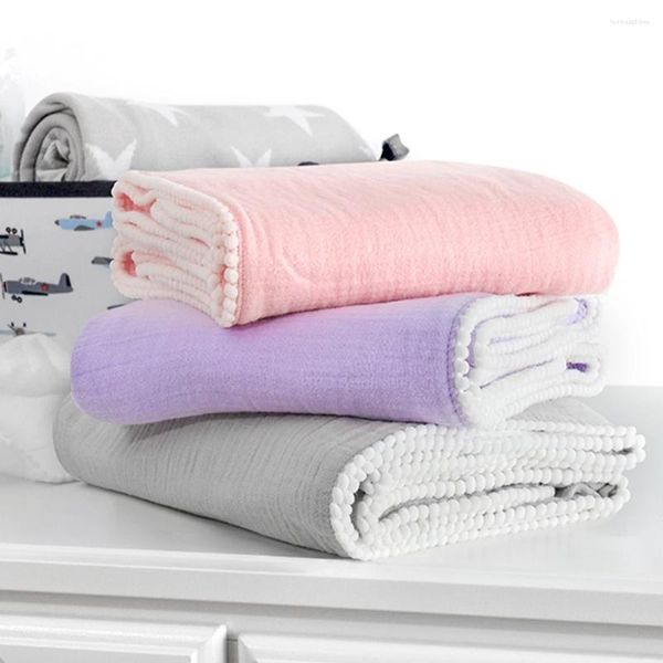 Mantas Swaddle Manta para toda la temporada Muslin Born Toalla de baño Diseños múltiples Funciones Abrigo para bebé Edredón infantil Algodón suave