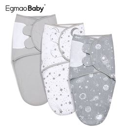 Couvertures emmaillotage 100% coton biologique bébé emmailloter couverture Wrap pour bébé réglable né 0-3 mois 221024