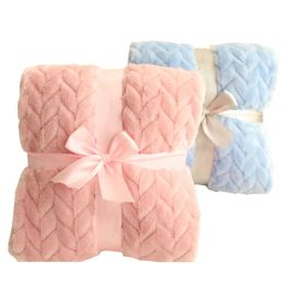 Mantas Swaddling 3D Fluffy Super Soft Kids Bed Spread Trigo Grano Acogedor Ropa de cama para niños pequeños Edredón Coral Fleece Furry Child Manta 231115