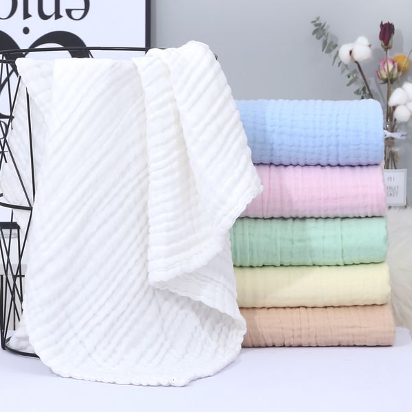 Mantas Swaddling 6 capas de algodón de bambú para bebé, manta receptora para niños, manta envolvente para niños, manta para dormir, colcha cálida, funda de cama de muselina 230427