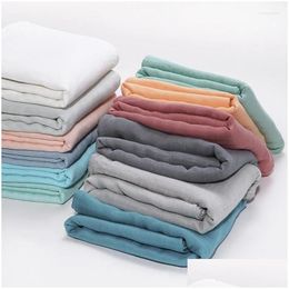 Couvertures émouvantes 70% bambou 30% coton coton coton couverture ddle wrap sleepsack sheild colore tai-servie de serviette de serviette pour la douche de née drop del dhdem