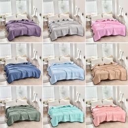 Couvertures emmaillotage climatisation couette couette été couverture de refroidissement pour lit couvertures pondérées pour dormeurs adultes enfants maison Couple lit 231129