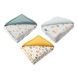 Dekens Inbakeren Baby Doudou Inbakerdoek Born Fleece Deken en Luiers Inbakeren Winter Baby Katoenen Beddengoed Dekbedset Babyaccessoires 230923