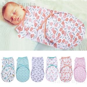 Couvertures d'emmaillotage bébé sac de couchage né Swaddle Up lope Wrap doux 100% coton couverture de sommeil 220909