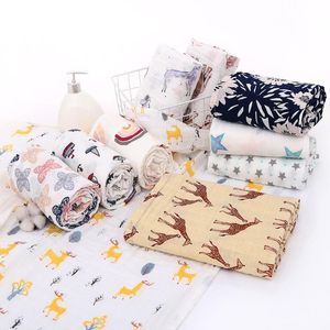 Couvertures emmailloter serviette de bain musulman doux absorbant sac par dessin animé bébé couverture couverture mousseline Wrap