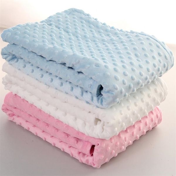 Mantas Swaddling Nacido Bebé Cálido Lana Térmica Cochecito Suave Cubierta de sueño Gorro Ropa de cama infantil Swaddle Wrap Niños Toalla de baño 221103