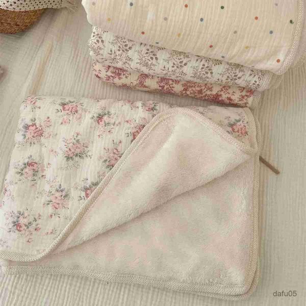 Couvertures émouvantes Flanelle Fleece Baby Backet Hiver Couche chaude pour la literie pour nouveau-née Baby Wrap Bild Baby Lange Porteau Manta Bebe