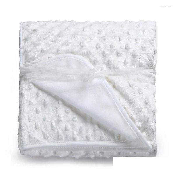 Mantas que envuelven bebés manta de bebé suave vellón recepción de ropa de cama de ddling 75 cm 100 cm Wrap Toalla Bath Pographing Dro Otemo