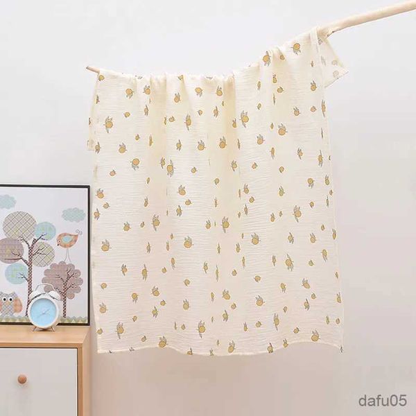 Mantas Swaddling Ins Manta para bebé Muselina Swaddle 2 capas de algodón Recibir mantas para recién nacido Toalla de baño Ropa de cama de verano Artículos para bebés Madre Niños R231106