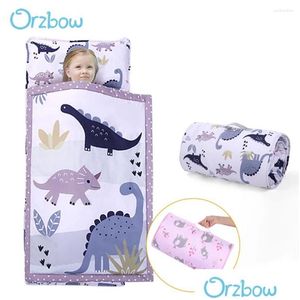 Dekens Swaddling Orzbow Baby Dut Mat met deken Teuter verwijderbare kussenkussen Kinderen reizen zacht bed voor kleuters kinderdagverblijf slee otqgj