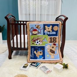 Mantas Pañales muy baratas de alta calidad a la venta edredón para bebé manta de edredón lindo diseño de dibujos animados cálido colchón infantil 230301