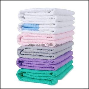 Couvertures Textiles by Toddler Pure Cotton Brodé Infant Ruffle Quilt Swaddling Respirant Air Conditioning Blanket