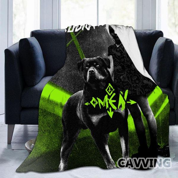 Couvertures The Prodigy 3D Printed Sherpa Blanket Rectangle Home Textiles Fleece Wearable Throw