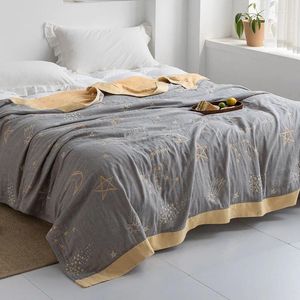 Dekens Dunne deken Bamboevezel Fashion Home Bed Dekbed Strandbaddoeken Meubelbekleding Drop Shopping