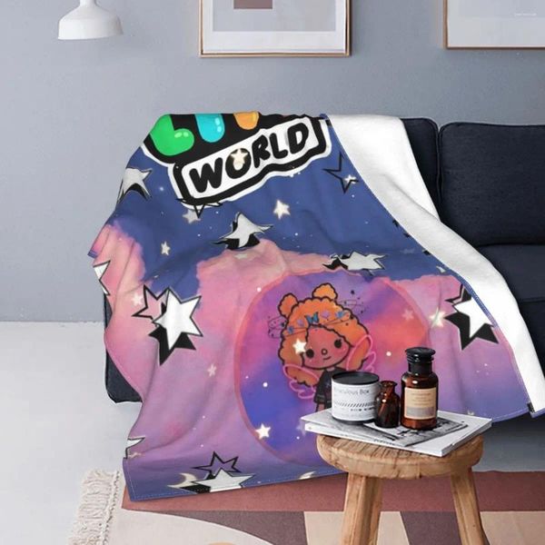 MANTAS TACA BOCA MANUDA MANUDA DE FLANNEL Decoración textil Regalo de juguete digital para niños Ligeros livianos Lanzamientos de ropa de cama