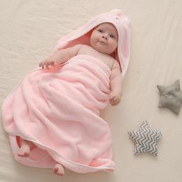 Couvertures Toddler Baby Caponded Towels Born Kids Bathrobe Super Soft Bath Towel Couverture Swaddle Swaddle Wrap pour garçons en bas âge