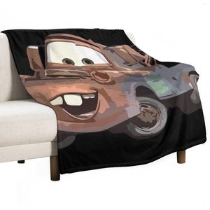 Couvertures Tow Mater Throw Blanket Canapés lourds Canapé cadeau personnalisé