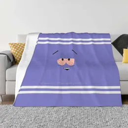 Couvertures Towelie Design créatif confortable couverture de flanelle chaude Cartman Kenny High Randy Marsh Kyle Tegridy fermes drôle