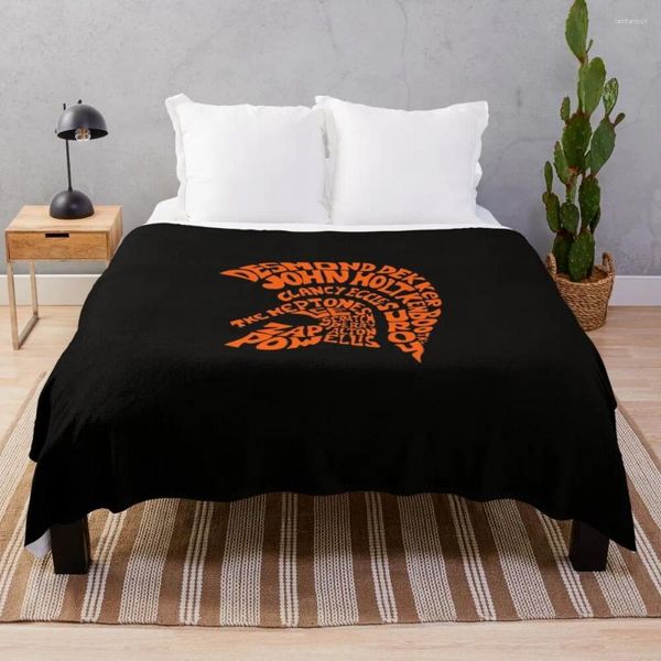 Mantas Trojan Records Diseño Camiseta de cola de camiseta Sofas decorativas de la cama de decoración