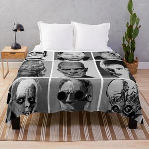 Couvertures Universal Warhol Blackwhite Throw Sofa et lance des idées cadeaux de la Saint-Valentin