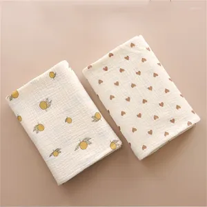 Couvertures améliorées mousseline Swaddle couverture coton carré doux grands tissus pour bébés garçons filles goutte