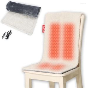 Mantas silla usb manta eléctrica invernal calefacción calienta calefacción portátil oficina al aireador de campamento al aire libre almohadilla ajustable