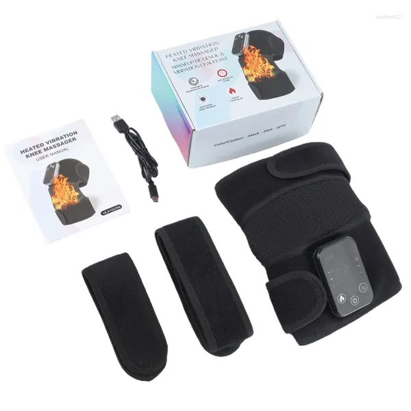 COUVERNES MASSAGEUR USB ELECTRICAL MAUIE CHAUVEUX AVEC 3 niveaux de chaleur et un massage de vibration Relief de la douleur à l'épaule pour les femmes couverture des hommes