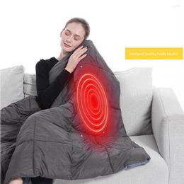 Dekens USB elektrische verwarming deken huishouden levert schouderbladen pijnverlichting massage zachte huidvriendelijk voor thuisbank kantoor