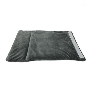 Couvertures Tapis chauffant électrique USB Plié Petite couverture Table de bureau Coussin chauffant Pliant en peluche