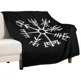 Mantas Viking COMPASS VEGVISIR SOLO MANUNCIÓN MANUDA Cama decorativa Sofá de anime