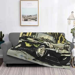 Couvertures Vintage Motoring Air Climinging Soft Couverture MG MGB Classic Car Sports Rally Racing British England Roadster