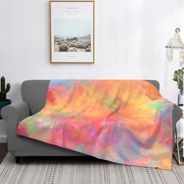 Dekens aquarel achtergrond deken kunst verf achtergrond super zachte gezellige pluche microfiber pluizige lichtgewicht warme worpen