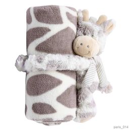 Couvertures d'hiver pour bébé, couettes chaudes en flanelle pour nouveau-nés, attache kangourou pour bébé, couverture douce et mignonne pour enfants