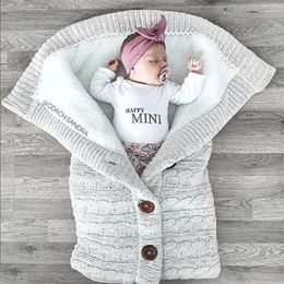 Decken Winter Warme Baby Decke Verdicken Polar Fleece Infant Kinderwagen Schlafsäcke Für Geboren Bettwäsche Swaddle Wrap Umschlag