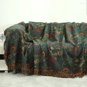 Couvertures avec pompon, couverture de canapé universelle, pour literie, bureau, voyage, couvre-lit, tapisserie murale