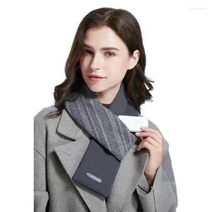 Couvertures Écharpe d'hiver pour femmes chauffées avec coussin chauffant au cou enveloppement rechargeable pour couverture