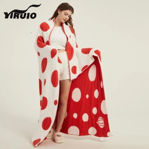 Couvertures yiruio marque rond rotation plaid couverture chaude respirant le lit d'été couette couetteur de la chambre climatisée du genou